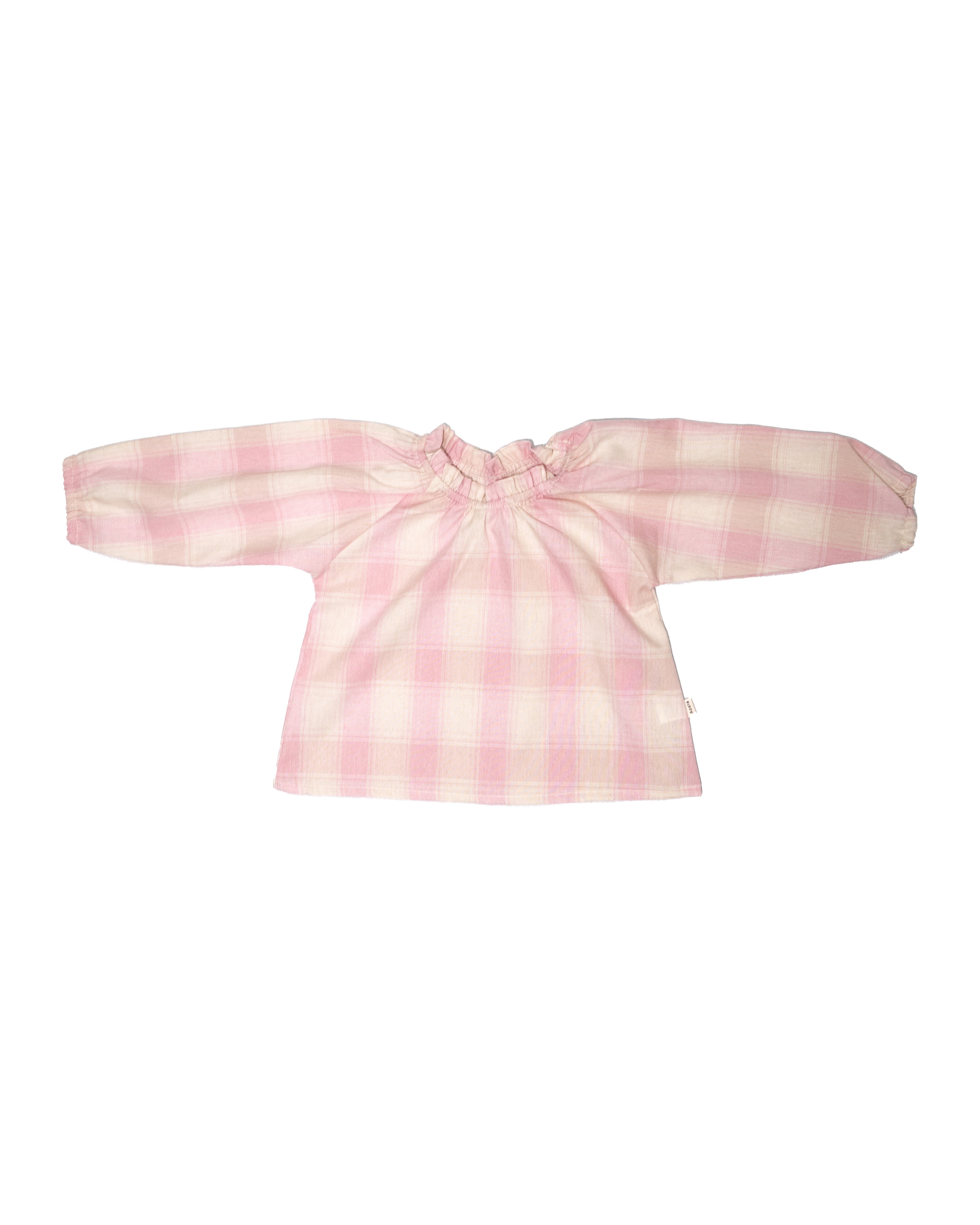 Check Blouse in Pink