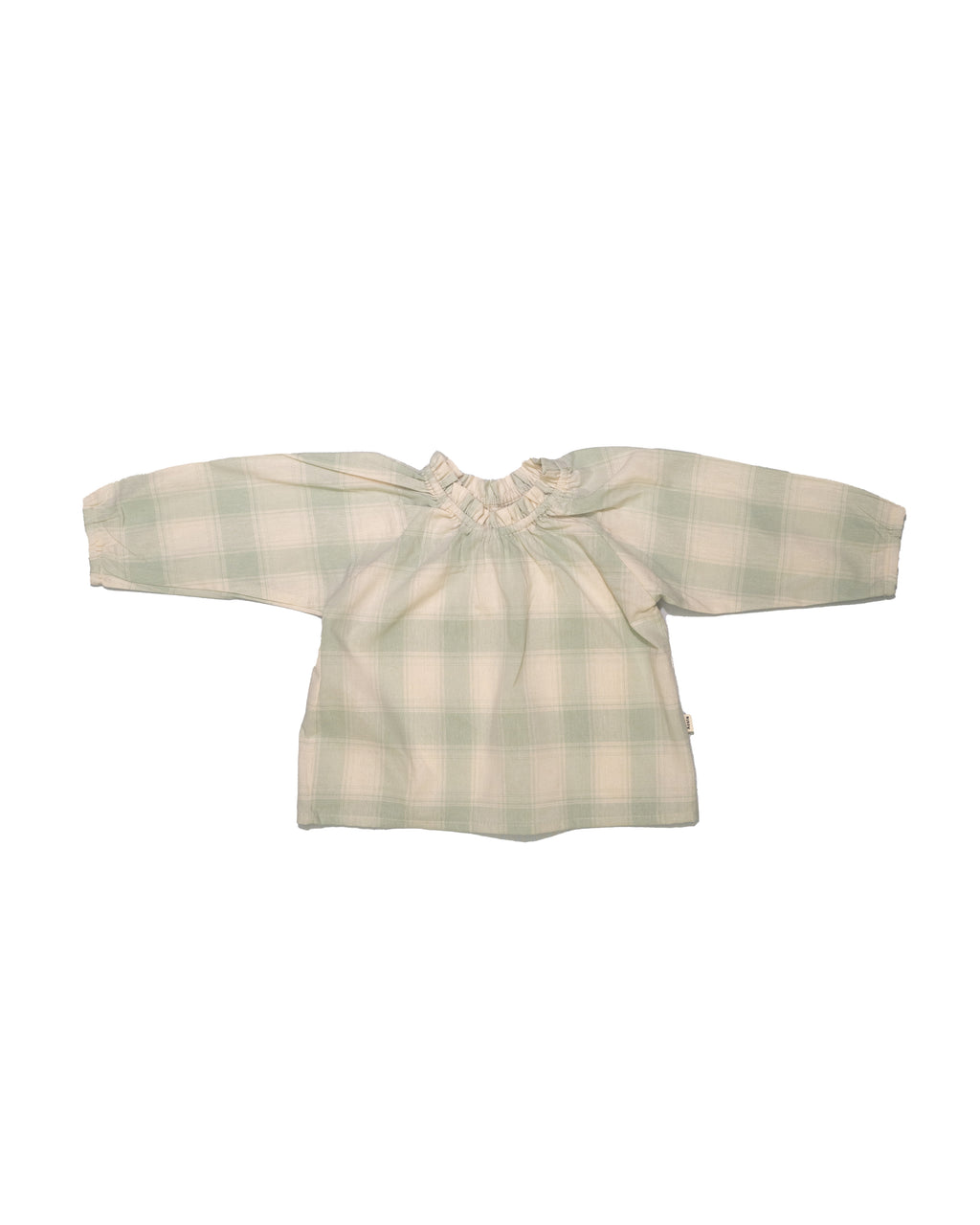 Check Blouse in Mint