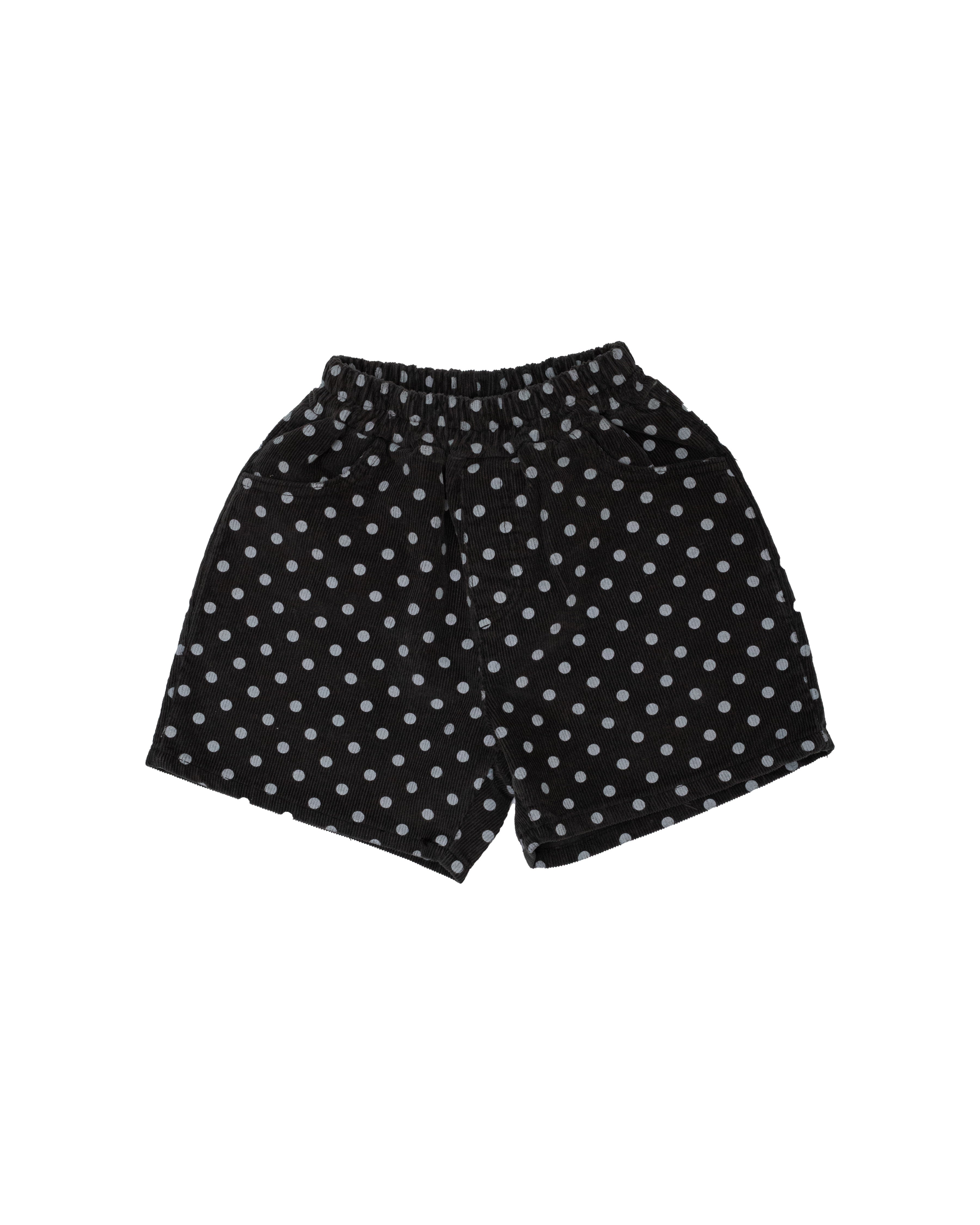 Dot Shorts in Charcoal