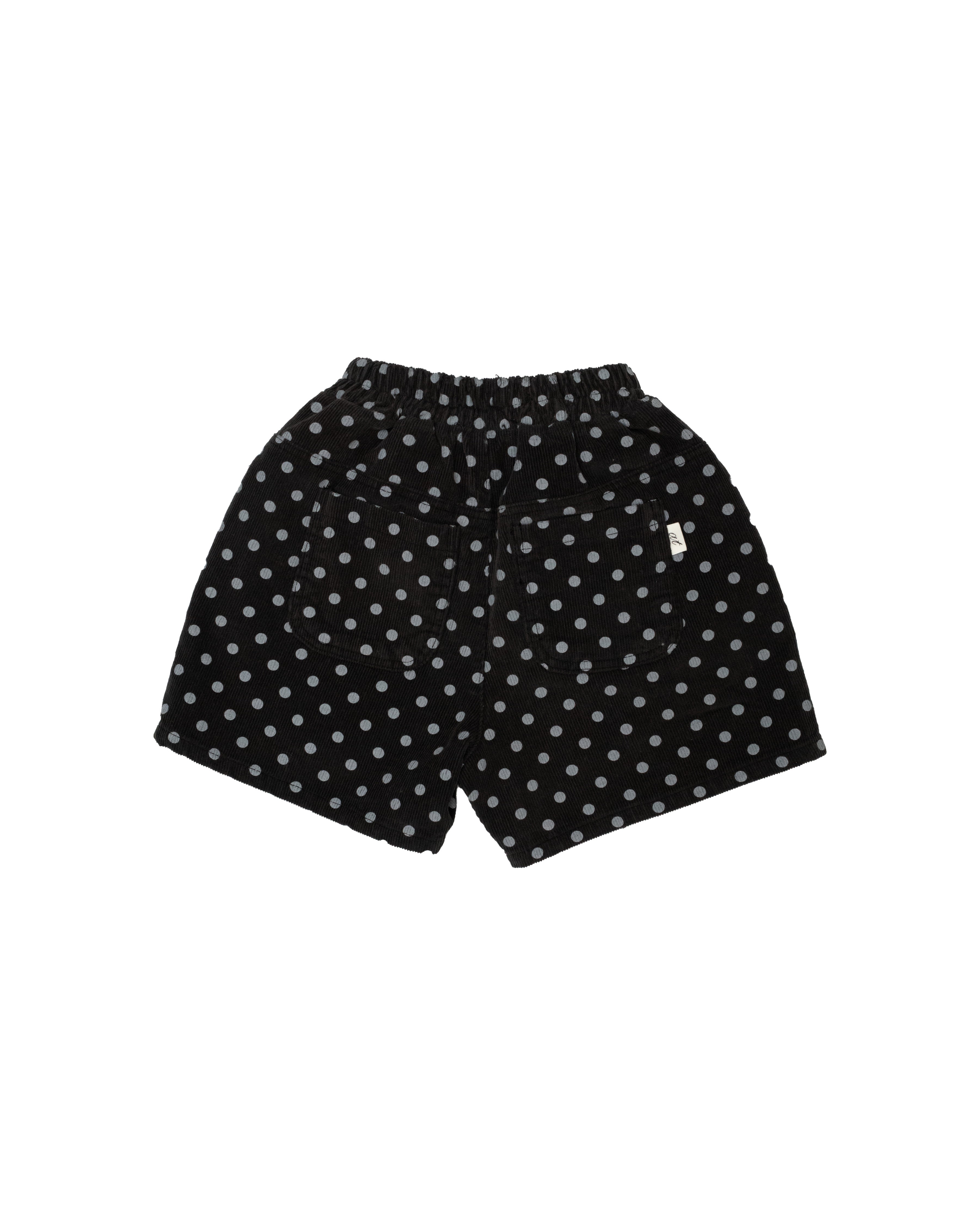 Dot Shorts in Charcoal