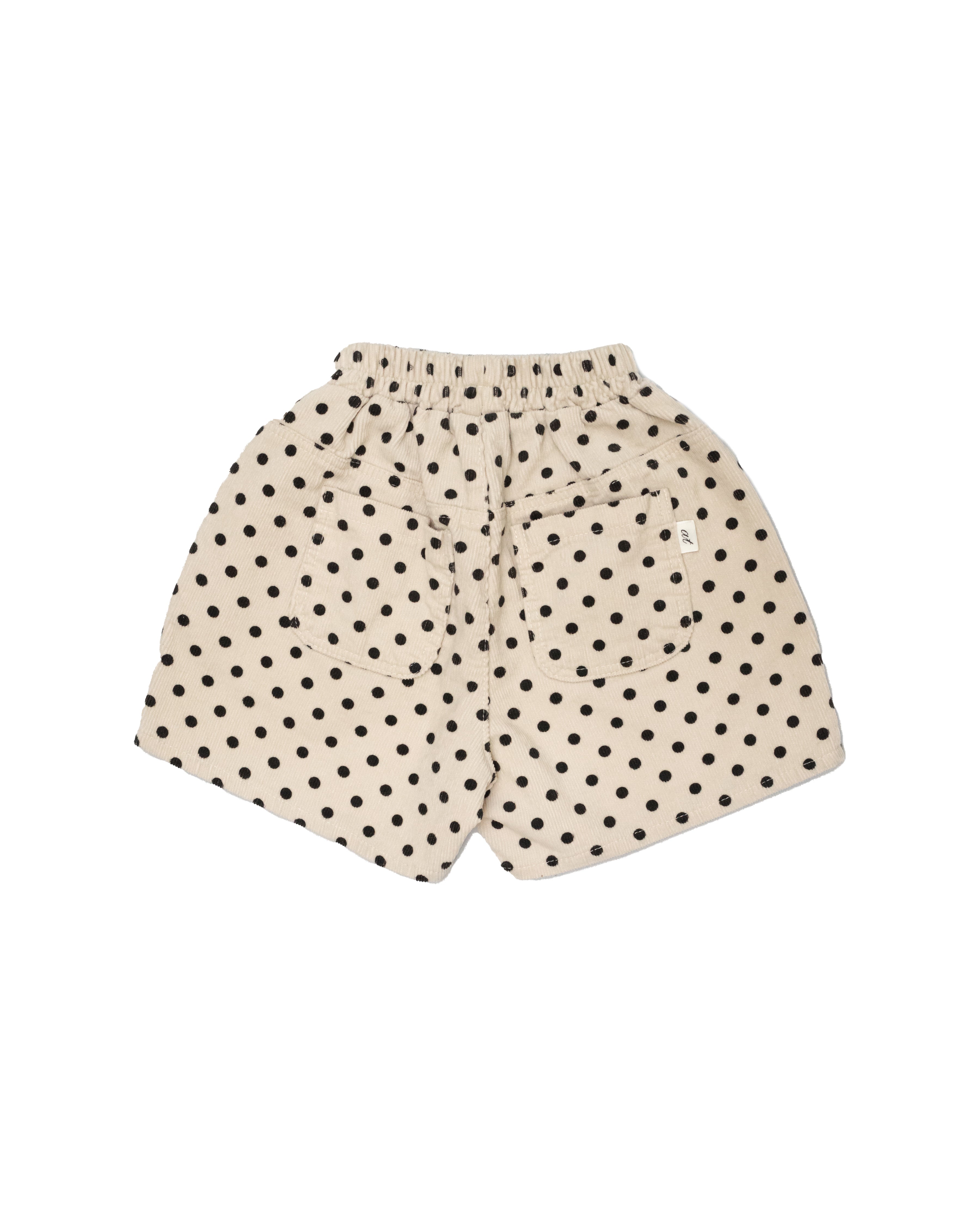 Dot Shorts in Cream