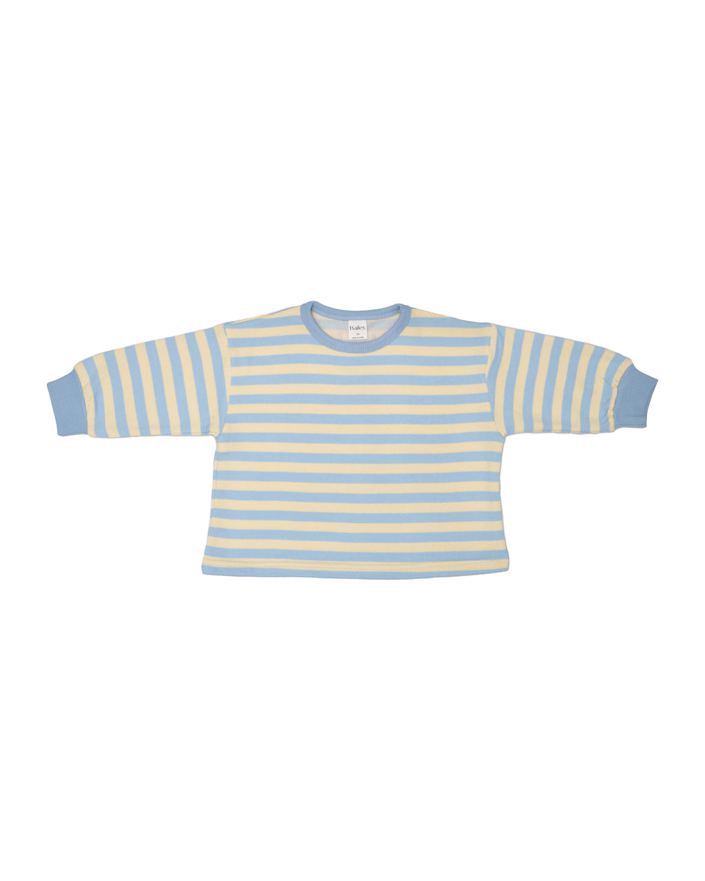 Pastel Striped Tee in Blue