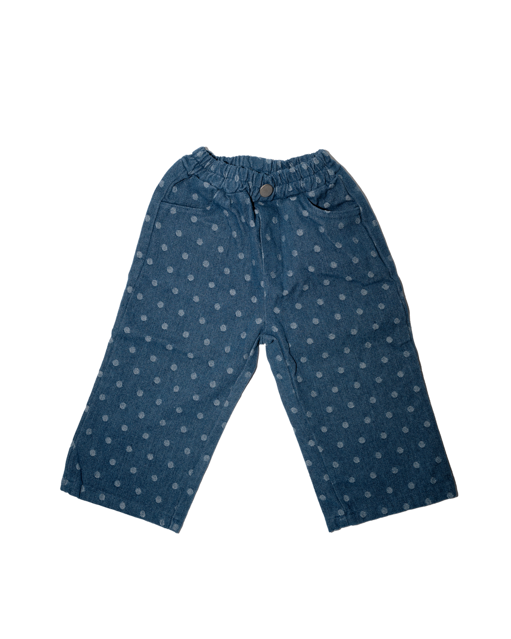 Dot Pants in Dark Denim