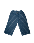 Dot Pants in Dark Denim