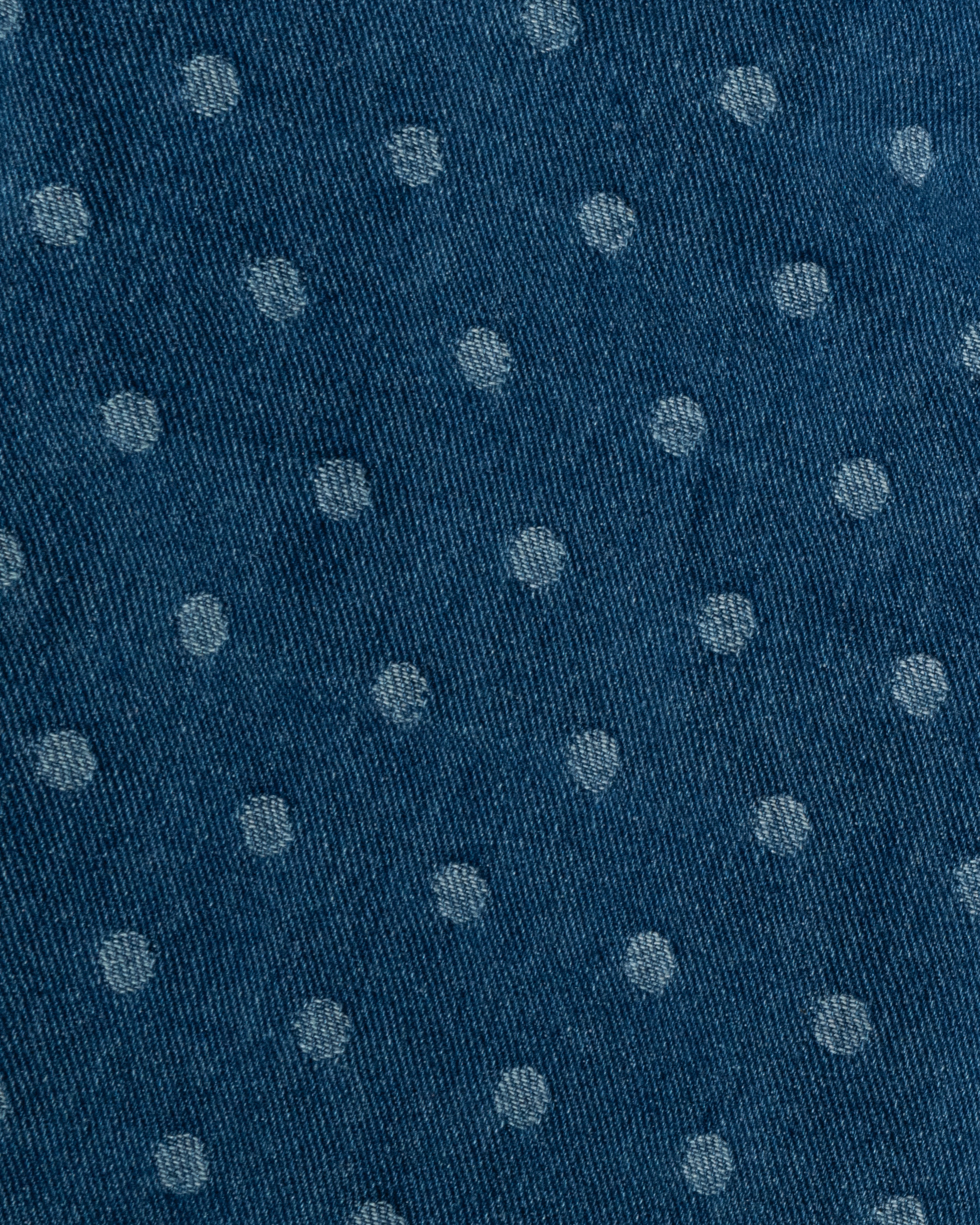 Dot Pants in Dark Denim