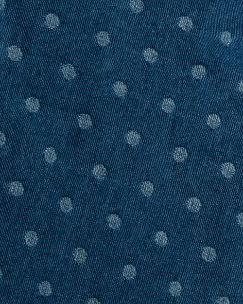 Dot Pants in Dark Denim