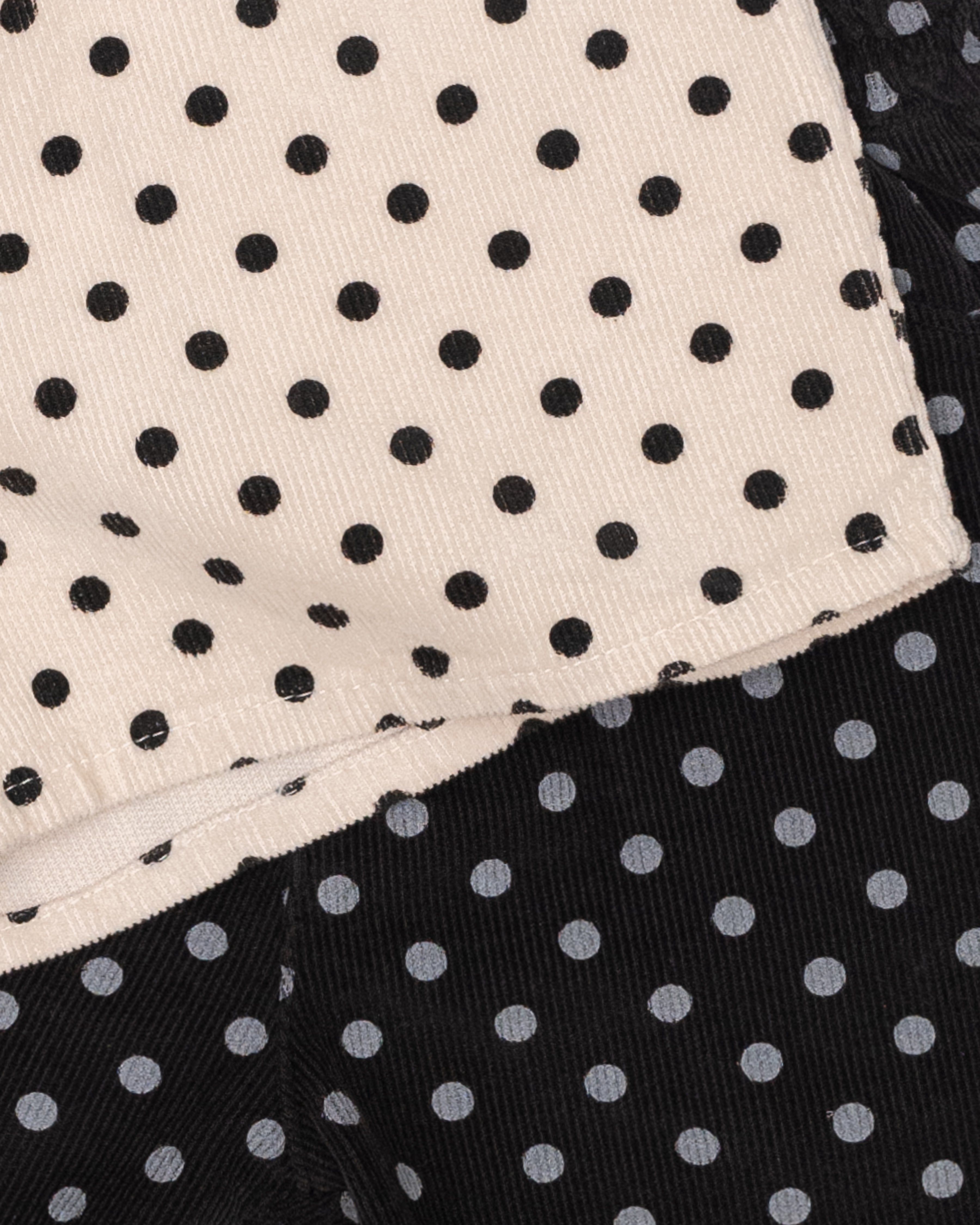 Dot Shorts in Cream