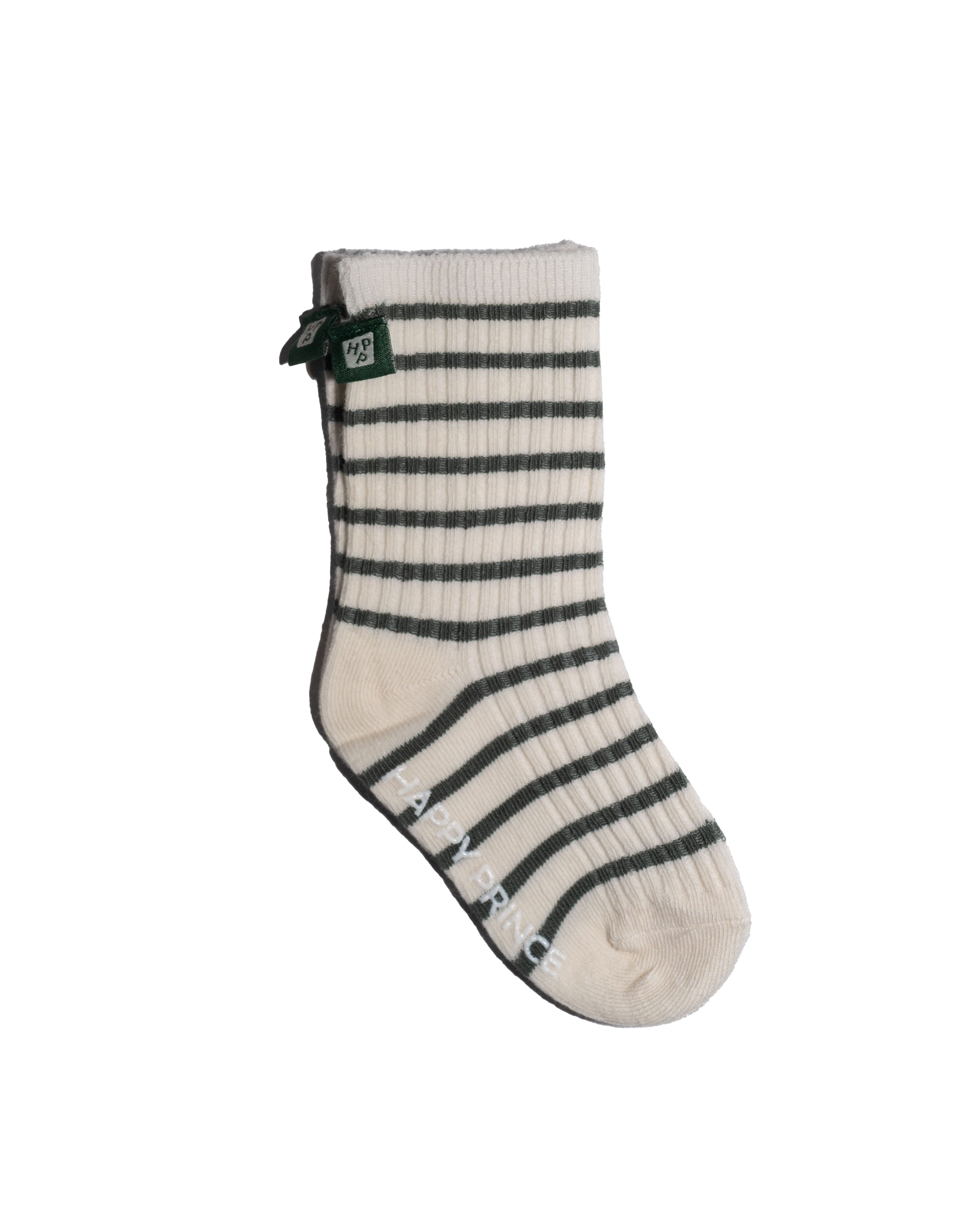 Summer Socks in Green Stripe