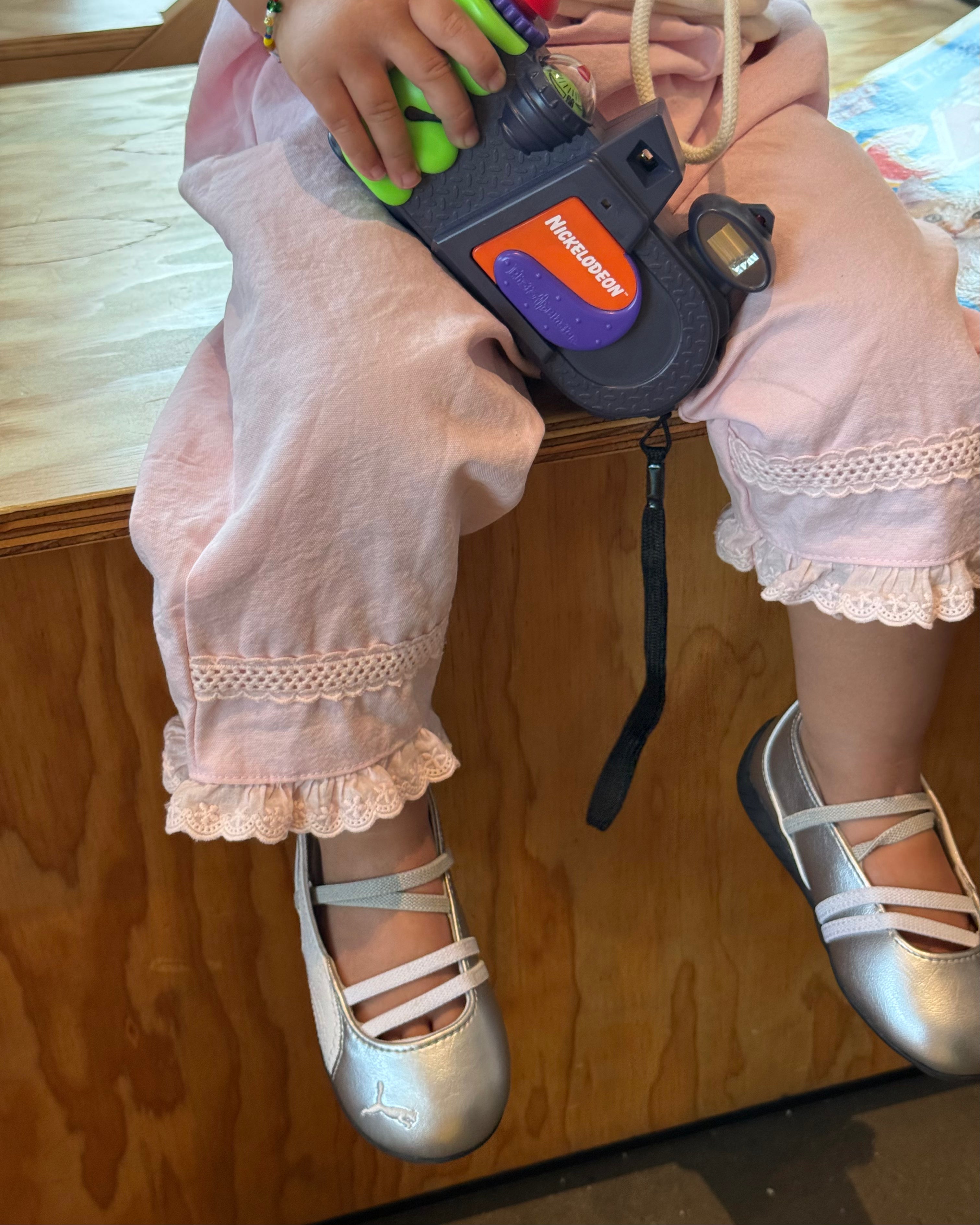 Ruffle Pants in Pink