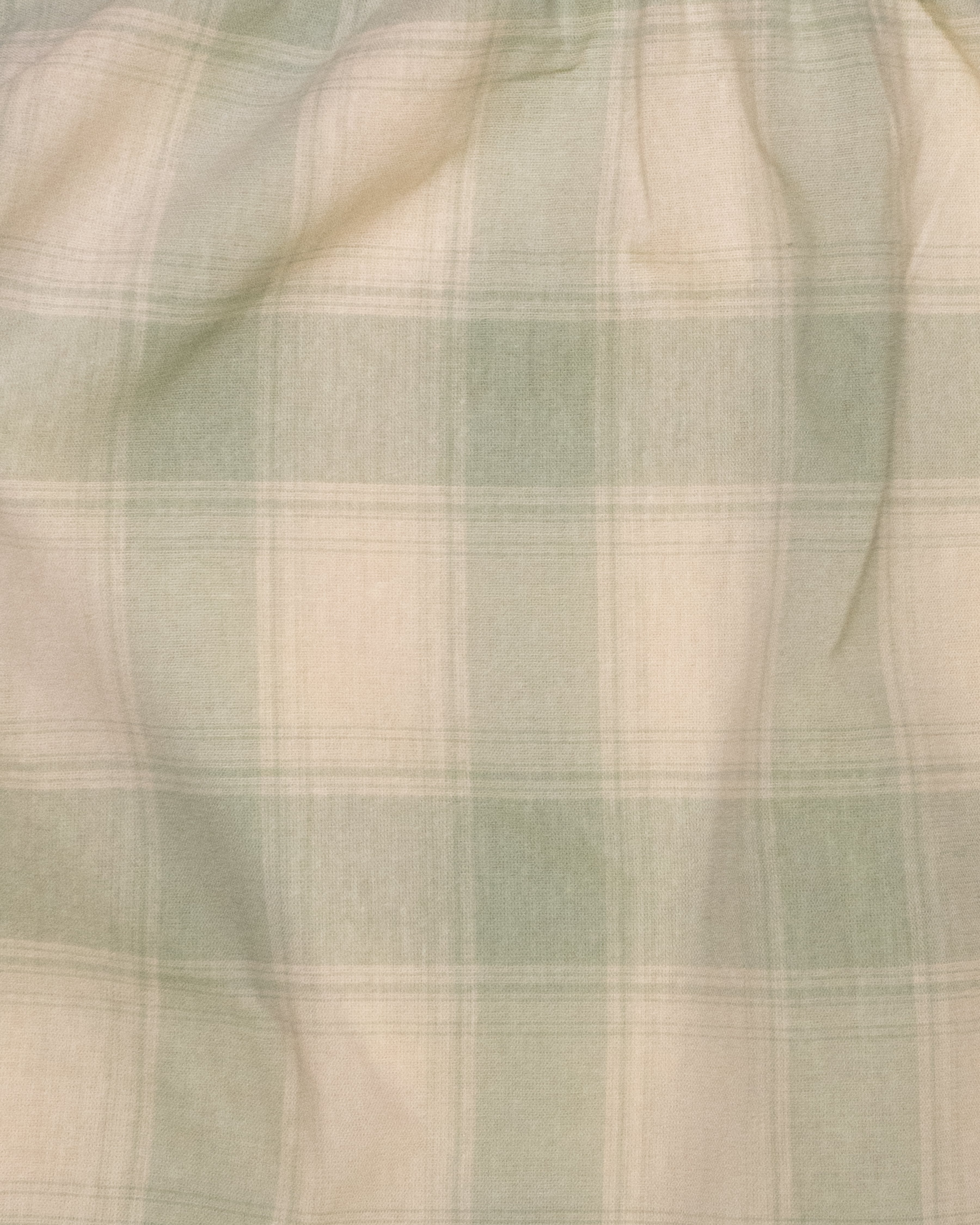 Check Blouse in Mint