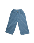 Dot Pants in Light Denim