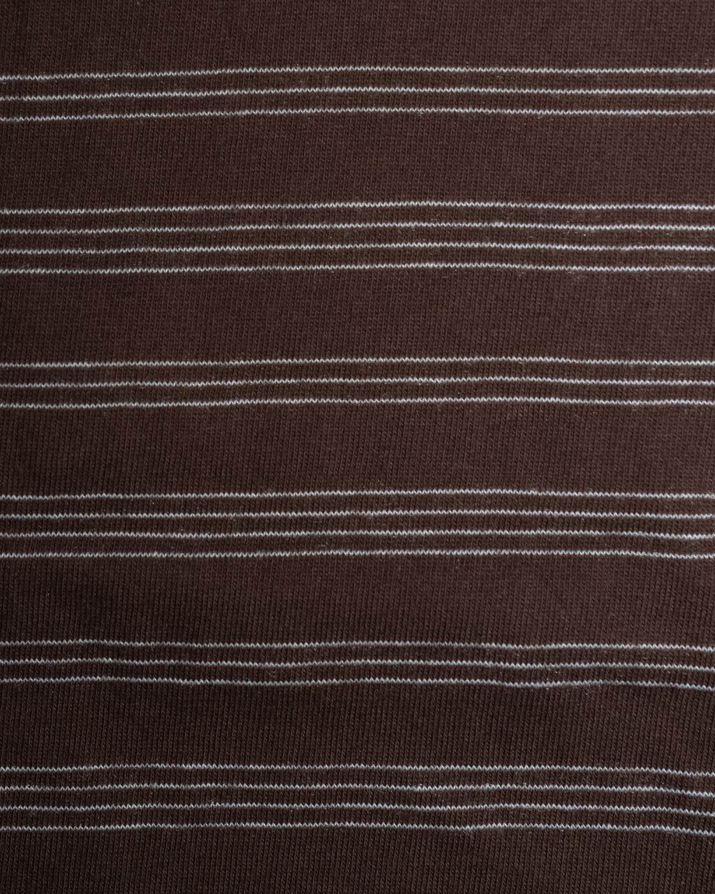 Oversized Striped Tee in Brown