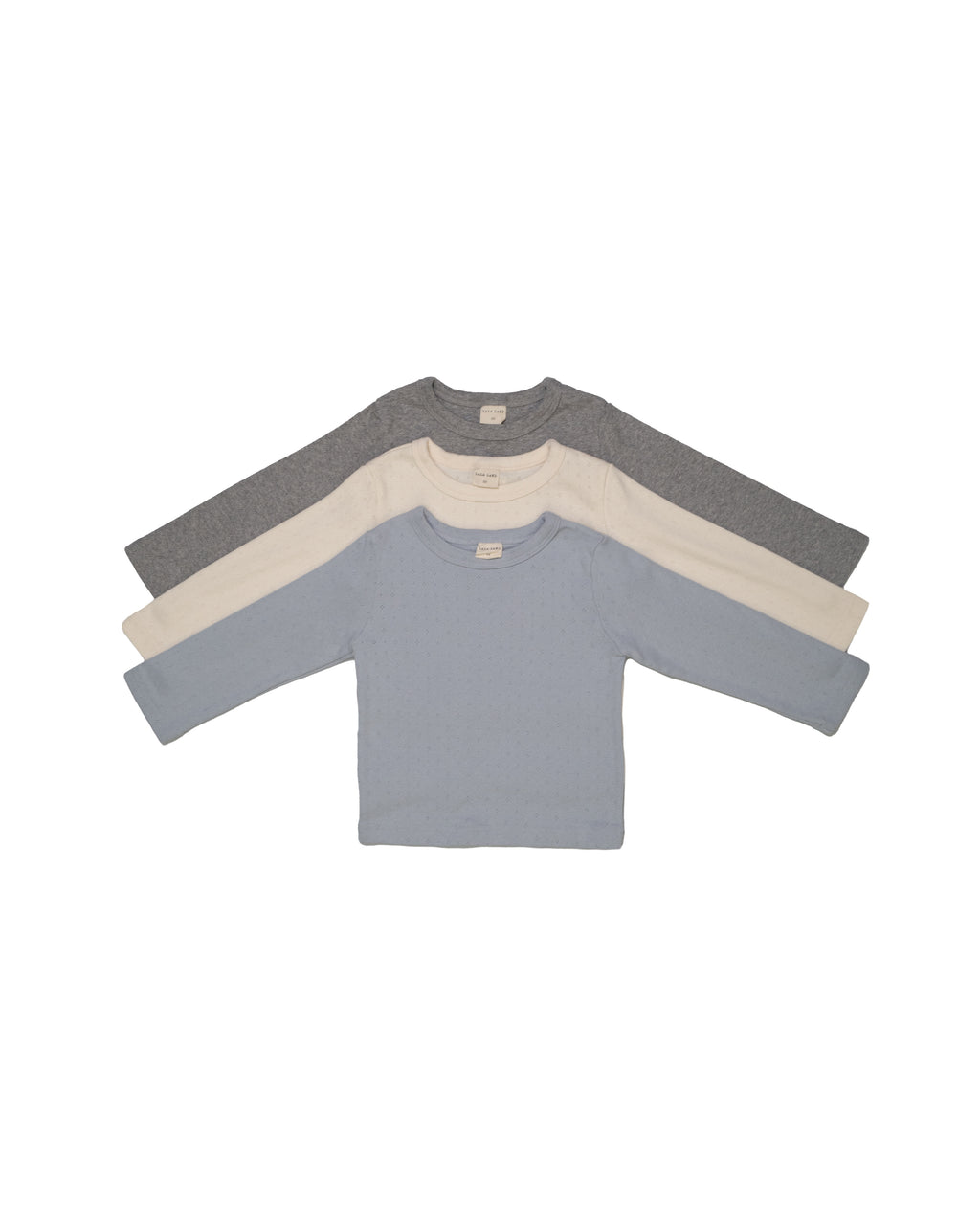 Eyelet Long Sleeve in Ivory