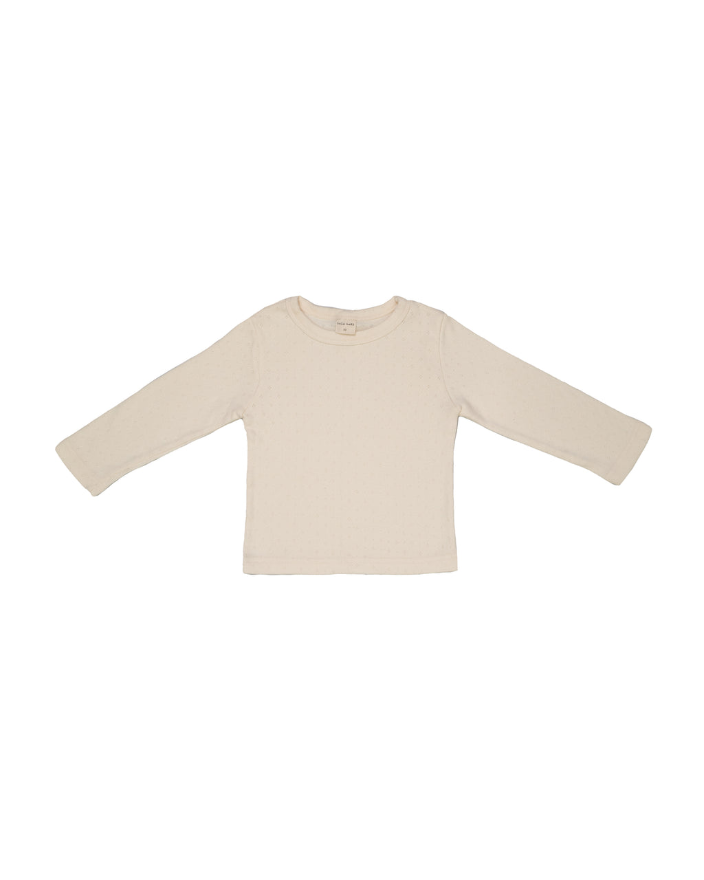 Eyelet Long Sleeve in Ivory