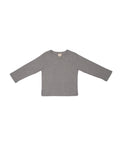 Eyelet Long Sleeve in Melange