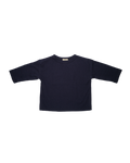 Oversized Cotton Tee in Navy
