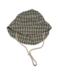 Plaid Bucket Hat in Green