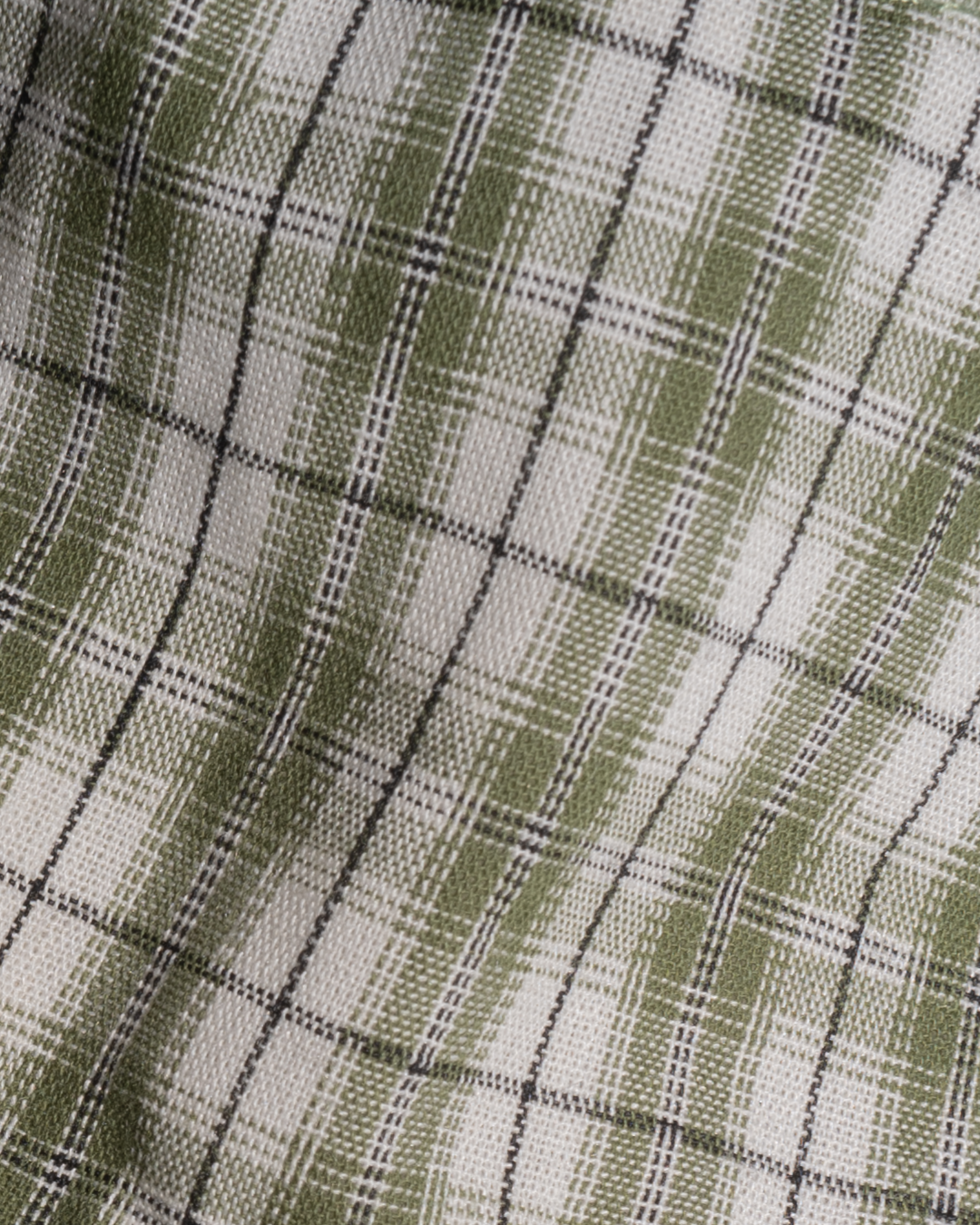Plaid Bucket Hat in Green