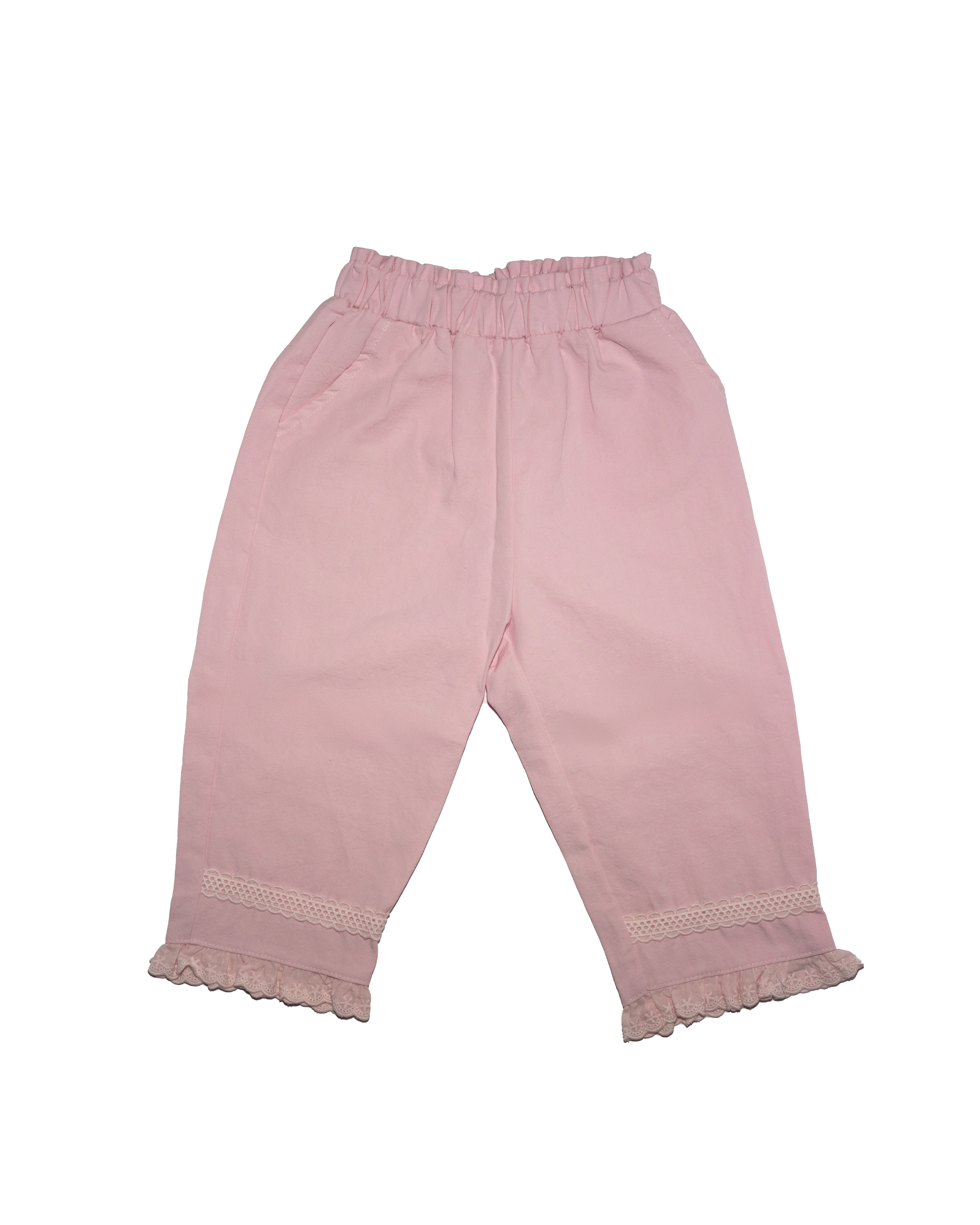 Ruffle Pants in Pink